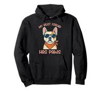 My Best Friend Has Paws French Bulldog Dog Lover Cute Graphi Pullover Hoodie
