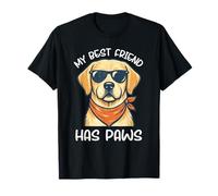 My Best Friend Has Paws Labrador Dog Lover Cute Graphic T-Shirt