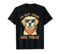 My Best Friend Has Paws Labrador Dog Lover Cute Graphic T-Shirt