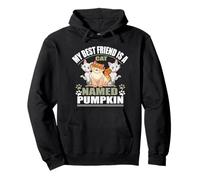 My Best Friend Is a Cat Named Pumpkin Pullover Hoodie