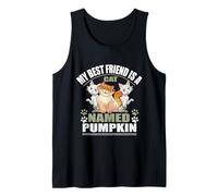 My Best Friend is a Cat Named Pumpkin Tank Top