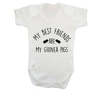 My Best Friends are My Guinea Pigs Baby Vest Bodysuit Babygrow Boys Girls Unisex White