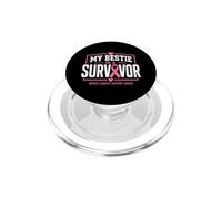 My Bestie Is A Survivor - Breast Cancer Support Squad PopSockets PopGrip for MagSafe