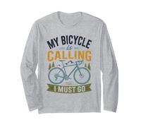 My Bicycle is Calling I Must Go Funny Cycling Lover Long Sleeve T-Shirt