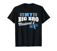 My Big Bro Mastered It Fun Lil Sis Lil Bro Master Graduation T-Shirt