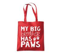 My Big Brother has Paws Dog Tote Shopping Bag 10 Litres Capacity 42 x 38cm