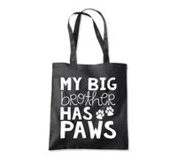 My Big Brother has Paws Dog Tote Shopping Bag 10 Litres Capacity 42 x 38cm