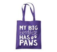 My Big Brother has Paws Dog Tote Shopping Bag 10 Litres Capacity 42 x 38cm
