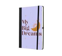 'My Big Dreams' A5 Sized Lined Paper Scrapbook - Inspirational and Motivational Idea for Friends & Family (note-ds23-mybigdreams)