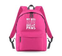My Big Sister Has Paws Dog Backpack Rucksack 18L Bag - 42 x 31 x 21cm
