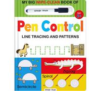 My Big Wipe and Clean Book of Pen Control for Kids Line Tracing and Patterns
