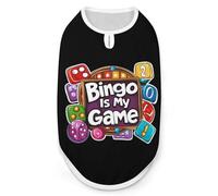 My Bingo Game Night Funny Dog Vest Cute Sleeveless Pet Shirt Pullover Cats T-Shirts Tank Tops S