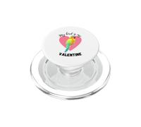 My Bird is My Valentine - Sun Parakeet Watercolor PopSockets PopGrip for MagSafe