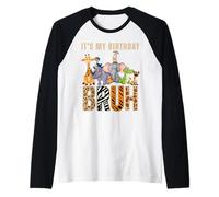 My Birthday Bruh Zookeeper Animal Zoo Wildlife Safari Squad Raglan Baseball Tee