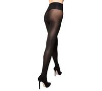 My Black Tights 40 denier opaque seamless women's tights in petite regular and tall leg lengths with reusable wash and storage bag -Black, Tall Medium