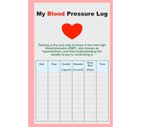 My Blood Pressure Log: A Daily Record to Track Your Readings and Health