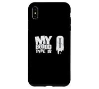 My Blood Type is 0 Rhesus Factor Blood Type Case for iPhone XS Max
