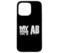 My Blood Type is AB Rhesus Factor Blood Group Case for iPhone 15 Pro Max
