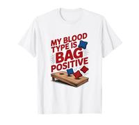 My Blood Type is Bag Positive, Bag Toss Player T-Shirt