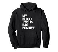 My Blood Type Is Bag Positive, Cornhole Player Pullover Hoodie
