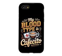 My Blood Type Is Cafecito Cuban Coffee Cuba Case for iPhone SE (2020) / 7/8