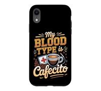 My Blood Type Is Cafecito Cuban Coffee Cuba Case for iPhone XR