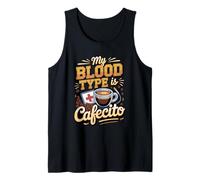 My Blood Type is Cafecito Cuban Coffee Cuba Tank Top