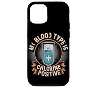 My Blood Type Is Chlorine Positive Swim Life Case for iPhone 12/12 Pro