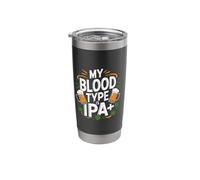 My Blood Type is IPA Plus Beer Lover Stainless Steel Insulated Tumbler