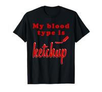 My blood type is Ketchup funny tomato ketchup lover T-Shirt