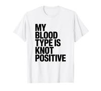 My Blood Type is Knot Positive - Boulder Rock Climbing T-Shirt