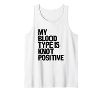 My Blood Type is Knot Positive - Boulder Rock Climbing Tank Top