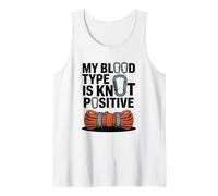 My Blood Type is Knot Positive, Rock Climbing Tank Top