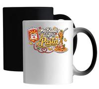 My Blood Type is Passion for Pasta Ceramic Magic Mug White