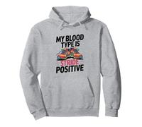 My Blood Type Is Stride Positive, Marathon Runner Pullover Hoodie