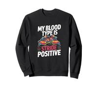 My Blood Type Is Stride Positive, Marathon Runner Sweatshirt