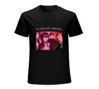 My Bloody Valentine Band Men's Black T-Shirt Unisex Cotton Tee L