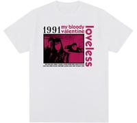 My Bloody Valentine Loveless Original Artwork 1991 T-Shirt Slowdive Men T Shirt TEE Tshirt Womens Tops Unisex White Size 3XL