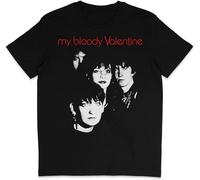 My Bloody Valentine Tour 1991 Men T-Shirt Print Hip Hop Tee Black Unisex Tee 3XL