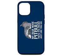 My Blue Nose Pitbull Tilts It's Head Just Like You Do Case for iPhone 12/12 Pro