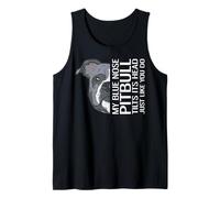 My Blue Nose Pitbull Tilts It's Head Just Like You Do Tank Top