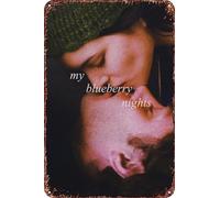 My Blueberry Nights Vintage Metal Tin Sign Movie Poster Wall Art Decor 8x12 Inch for Home Cafes Office Store Pubs Club Sign Gift