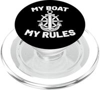My Boat My Rules! Leisure Captain Fun PopSockets PopGrip for MagSafe