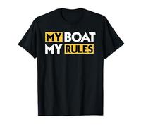 My Boat My Rules Sailboat Sail Boating Captain Sailing Yacht T-Shirt