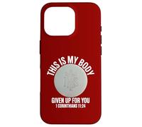 My Body Given Up For You Catholic Mass Eucharist Host Case for iPhone 16 Pro