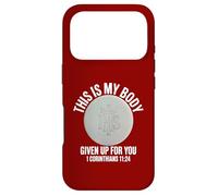 My Body Given Up For You Catholic Mass Eucharist Host Case for iPhone 17 Pro