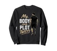 My Body Has Plot Twists Amputation Prosthetic Leg Amputee Sweatshirt