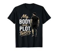 My Body Has Plot Twists Amputation Prosthetic Leg Amputee T-Shirt