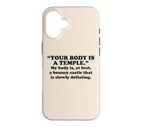 My Body Is A Bouncy Castle Slowly Deflating Funny Sarcastic Case for iPhone 16