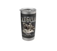 My Body is A Temple Ancient Crumbling Probably Cursed Stainless Steel Insulated Tumbler